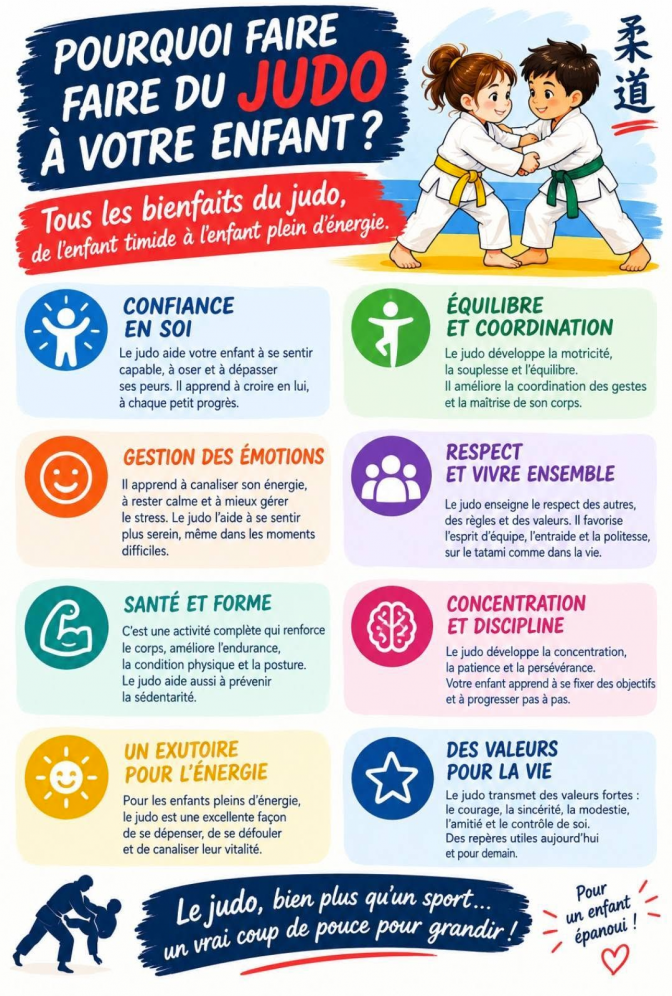 Image de l'actu 'Pourquoi faire faire du judo à votre enfant ?'